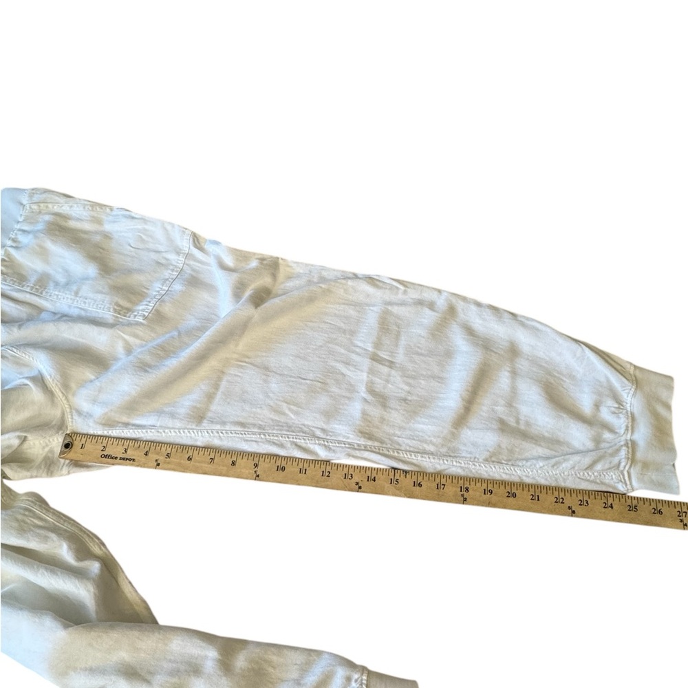 FAHERTY Women’s Arlie Jogger White Size XXL Tencel Linen Cotton - Picture 15 of 16